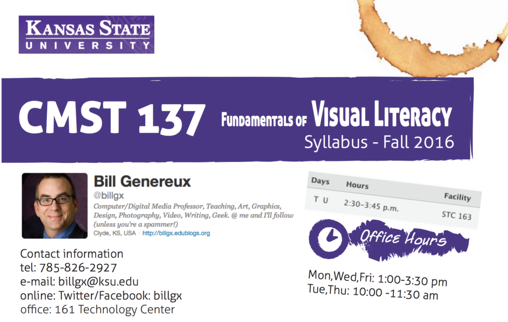Visual Literacy Graphic Syllabus