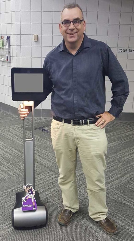 Me with a telepresence robot