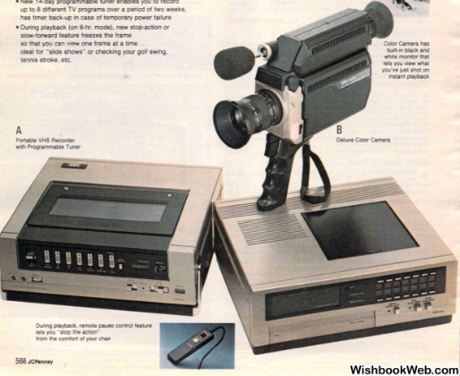 vcr video camera